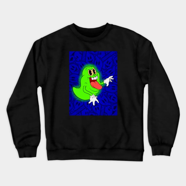 Slimy Buster Crewneck Sweatshirt by Kevcraven